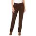 Plus Size Women's Stretch Corduroy Bootcut Jean by Woman Within in Chocolate (Size 26 WP)