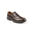 Wide Width Men's Deer Stags®Greenpoint Slip-On Loafers by Deer Stags in Dark Brown (Size 9 1/2 W)