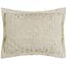 Rio Collection Tufted Chenille Sham by Better Trends in Ivory (Size STANDARD)