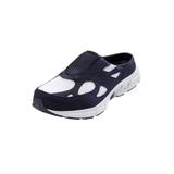 Extra Wide Width Men's KingSize Slip-on Sneaker by KingSize in Navy White (Size 10 EW)