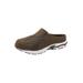 Extra Wide Width Men's Land-to-Sea Slides by KingSize in Brown (Size 10 1/2 EW)