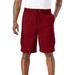 Men's Big & Tall KS Island™ 8" Cargo Swim Trunks by KS Island in Rich Burgundy (Size 4XL)