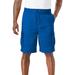 Men's Big & Tall KS Island™ 8" Cargo Swim Trunks by KS Island in Royal Blue (Size 4XL)