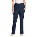 Plus Size Women's Freedom Waist Straight Leg Chino by Woman Within in Navy (Size 32 W)