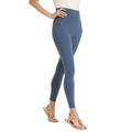 Plus Size Women's Stretch Cotton Legging by Woman Within in Heather Navy (Size 3X)