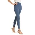 Plus Size Women's Stretch Cotton Legging by Woman Within in Heather Navy (Size 4X)