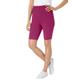 Plus Size Women's Stretch Cotton Bike Short by Woman Within in Raspberry (Size 6X)