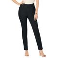 Plus Size Women's Comfort Waist Stretch Denim Skinny Jean by Jessica London in Black (Size 24 W) Pull On Stretch Denim Leggings Jeggings