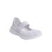 Wide Width Women's CV Sport Pammi Sneaker by Comfortview in White (Size 7 1/2 W)