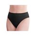 Plus Size Women's Comfort Revolution EasyLite™ Hi Cut Panty by Bali in Black (Size 7)