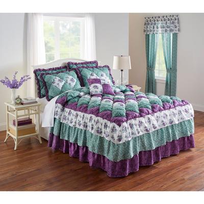 Alexis Bedspread by BrylaneHome in Lilac Sage (Size FULL)