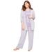 Plus Size Women's 3-Piece Lace Gala Pant Suit by Catherines in Heirloom Lilac (Size 28 WP)