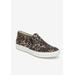 Wide Width Women's Marianne Sneakers by Naturalizer in Brown Cheetah (Size 12 W)