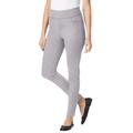 Plus Size Women's Flex Fit Pull On Slim Denim Jean by Woman Within in Grey Denim (Size 38 WP)