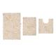 Bellflower 3-Pc. Bath Rug Set by Home Weavers Inc in Ivory (Size 3 RUG SET)