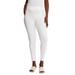 Plus Size Women's Everyday Stretch Cotton Legging by Jessica London in White (Size 26/28)
