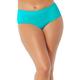 Plus Size Women's Mid-Rise Full Coverage Swim Brief by Swimsuits For All in Happy Turq (Size 20)