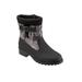 Extra Wide Width Women's Berry Mid Boot by Trotters in Black Dark Camo (Size 6 WW)