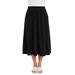 Plus Size Women's Soft Ease Midi Skirt by Jessica London in Black (Size 14/16)