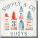 NAUTICAL SUPPLY OUTDOOR ART 24X24 by West of the Wind in Multi