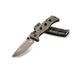 Benchmade Sibert Mini Adamas Axis Stud Folding Knife 3.25in CPM-CruWear Steel Drop Point Flat Earth Coated Blade Contoured G-10 Handle 273FE-2