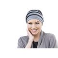 MASUMI Headwear for Chemo | Ladies Cancer Headwear for Women | Turban Hat for Hair Loss Dorna (Grey & Black)