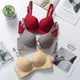 Soutien-gorge Pushup sans couture pour femmes lingerie sexy soutien-gorge plongeant brassière