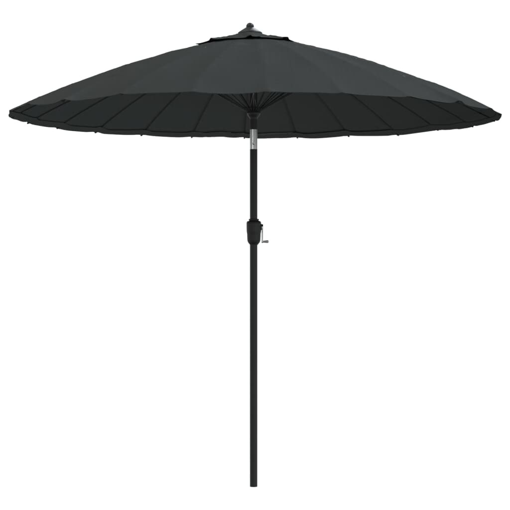 vidaXL Sonnenschirm für den Außenbereich mit Aluminiumstange 270 cm Anthrazit Modell Horizon Prestige Plus Image