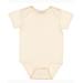 Rabbit Skins 4424 Infant Fine Jersey Bodysuit in Natural size 24MOS | Cotton LA4424, RS4424