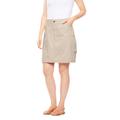 Plus Size Women's Perfect Skort by Woman Within in Natural Khaki (Size 20 W)