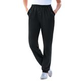 Plus Size Women's Better Fleece Jogger Sweatpant by Woman Within in Black (Size M)
