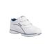 Women's The Tour Walker Sneaker by Propet in White Navy (Size 8 1/2 D(W))
