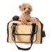 Brown Airline Approved Mystique Fashion Pet Carrier, 14.6" L X 6.5" W X 10.2" H, 2.28 LBS