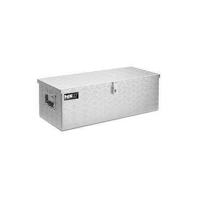 MSW Alubox Riffelblech - 76,5 x 33,5 x 24 cm - 48 L