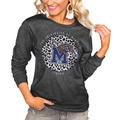 Women's Charcoal Memphis Tigers Call the Shots Oversized Long Sleeve T-Shirt