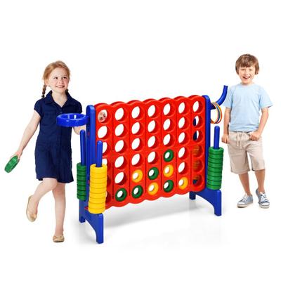 Costway 2.5Ft 4-to-Score Giant Game Set-Blue