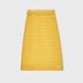 Gucci Skirts | Gucci Dark Yellow Mix Fine Wool Midi Skirt Size L | Color: Yellow | Size: L