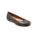 Women's Sonoma Flat by SoftWalk in Grey Black (Size 11 M)