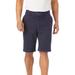 Men's Big & Tall 10" Flex Full-Elastic Waist Chino Shorts by KingSize in Navy (Size 66)