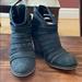 Free People Shoes | Free People Strappy Leather Booties Size 38 | Color: Black | Size: 8/38