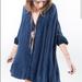 Free People Dresses | Free People Spin Me Shirtdress | Color: Blue | Size: Xs