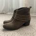 Jessica Simpson Shoes | Jessica Simpson Suede Short Bootie | Color: Brown/Tan | Size: 9