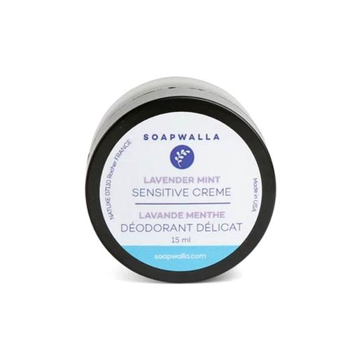 Soapwalla Mini Deodorant Cream Sensitive - Lavender & Mint 15g Deodorants
