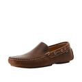 Loake Men's Leather Donnington Driving Shoes Brown 7