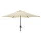 Garden Mile 2.7m Black Wind Up Parasol with Steel Shaft Outdoor Garden Patio Easy Assembly Easy Crank Open Garden Furniture Umbrella Sun Shade Covering Decking