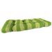 "Outdoor 44"" Wicker Loveseat Cushion-PREVIEW LEAF RICHLOOM - Jordan Manufacturing 9925PK1-6643D"