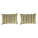 Outdoor Lumbar Accessory Throw Pillows, Set of 2-TERRACE SUNRISE RICHLOOM - Jordan Manufacturing 9965PK2-6223D