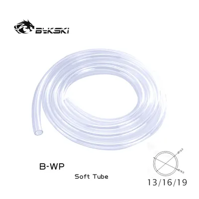 Bykski – tuyau souple en PVC translucide 1M OD13/16/19mm ID10/13MM un mètre Flexible pour