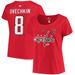 Women's Fanatics Branded Alexander Ovechkin Red Washington Capitals Plus Size Name & Number Scoop Neck T-Shirt