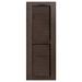 Alpha Shutters Cathedral Top Custom Open Louver Shutters Pair Vinyl | 67 H x 18 W x 1 D in | Wayfair L318067035